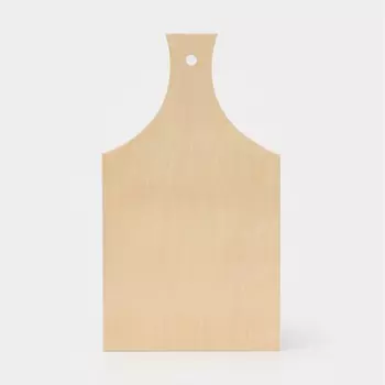 Доска разделочная деревянная с ручкой, 3016,5 см, фанера