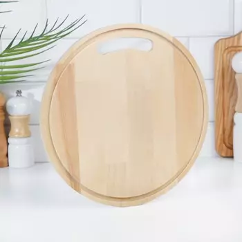 Доска разделочная деревянная с желобом