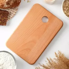 Доска разделочная доляна, 24×16×1,8 см, бук