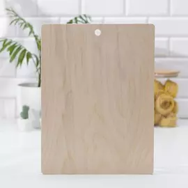 Доска разделочная доляна, берёза, 30×40×0,8 см