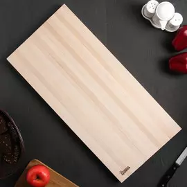 Доска разделочная доляна, массив берёзы, 60×30×3 см