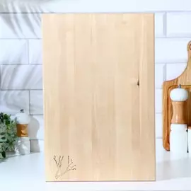 Доска разделочная и сервировочная, береза 42х28х2 см