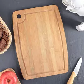 Доска разделочная из бамбука доляна