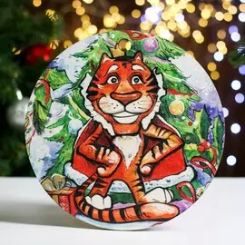 Доска разделочная круглая