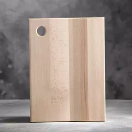 Доска разделочная кухонная, 22х30 см, h=14 мм, массив бука