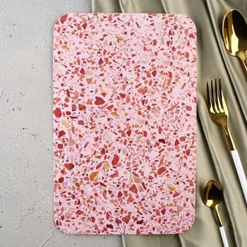 Доска разделочная pink stone, 30 х 20 см