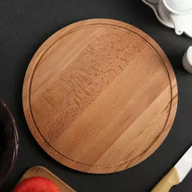 Доска разделочная с кровостоком премиум