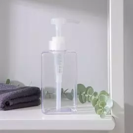 Дозатор для жидкого мыла доляна, 500 мл, 6,515,5 см, цвет прозрачный