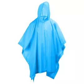 Дождевик - пончо, взрослый, р. универсальный, черный