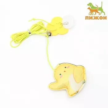 Дразнилка для кошек на креплении с бубенчиком