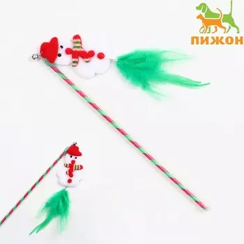 Дразнилка для кошек с бубенчиком