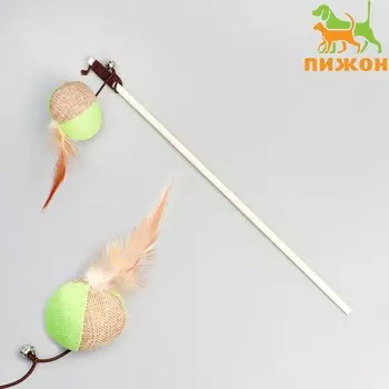 Дразнилка-удочка из эко-материалов