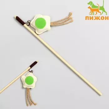 Дразнилка-удочка из эко-материалов