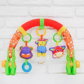 Дуга игровая мягкая на коляску/кроватку