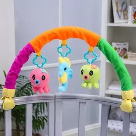 Дуга игровая мягкая на коляску/кроватку