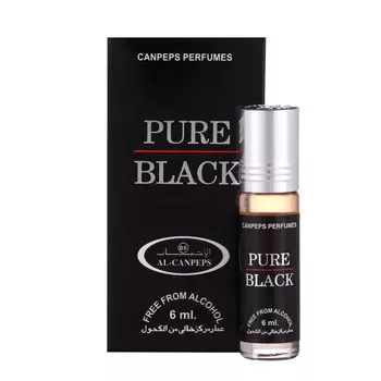Духи масляные мужские pure black, 6 мл