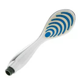 Душевая лейка ld-01-012, овальная, 1 режим, пластик, цвет хром