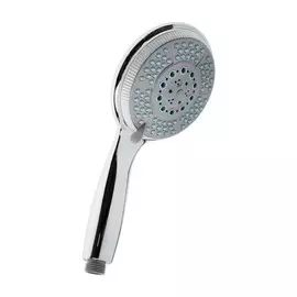 Лейка для душа zein z0505, пластик, большая, 5 режимов, хром