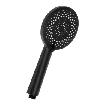 Лейка для душа zein z3641, d=120 мм, 5 режимов, пластик, черная