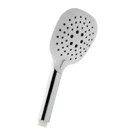 Лейка для душа zein z420, кнопочная, пластик, 3 режима, цвет хром