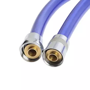 Душевой шланг zein z15pb, 150 см, антиперекручивание, латунные гайки, фиолетовый