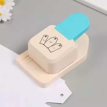 Дырокол фигурный 3 в1 рисунок 3,8/5/6,3 см