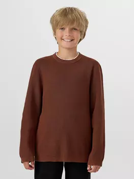 Джемпер для мальчиков коричневый