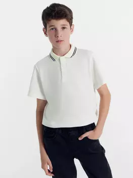 Джемпер для мальчиков светло-молочный