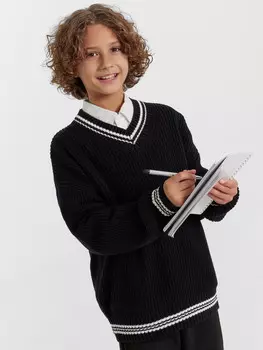 Джемпер для мальчиков в черном цвете