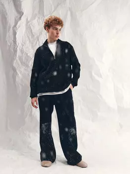 Джемпер мужской черный