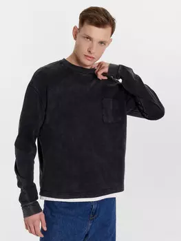 Джемпер мужской черный с обработкой эйсид