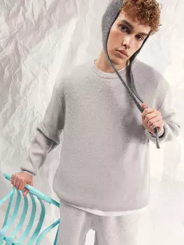 Джемпер мужской серый