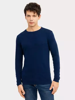 Джемпер мужской в темно-синем цвете