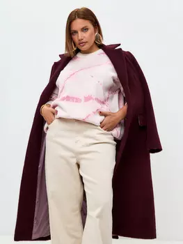 Джемпер оверсайз с принтом