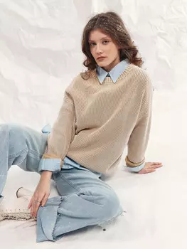 Джемпер женский бежевый