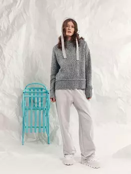 Джемпер женский пепельно-серый