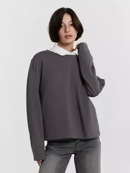 Джемпер женский серый