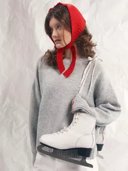 Джемпер женский светло-серый