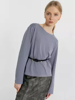 Джемпер женский в цвете сизый серый