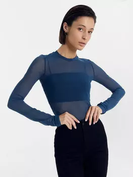 Джемпер женский в голубом цвете