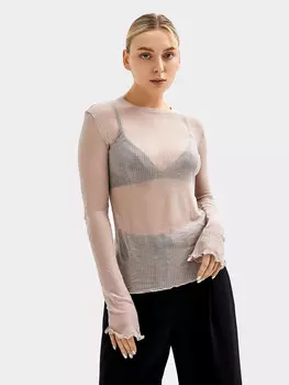 Джемпер женский в коричневом оттенке