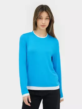 Джемпер женский в лазурно-голубом цвете