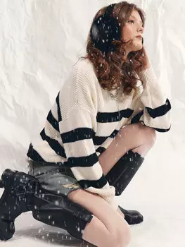 Джемпер женский в полоску