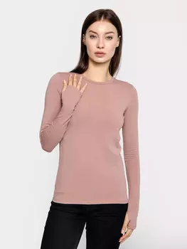 Джемпер женский в розово-бежевом цвете