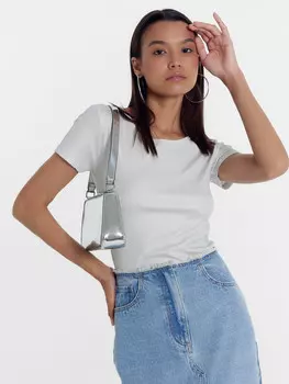 Джемпер женский в серебристом цвете