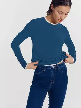 Джемпер женский в синем цвете