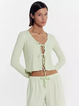 Джемпер женский в светло-зеленом цвете