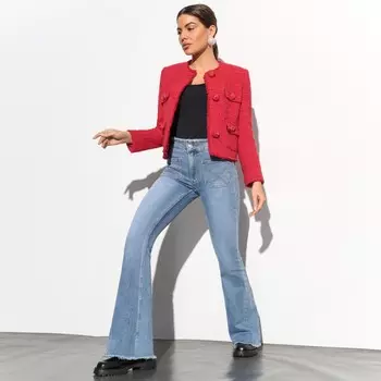 Джинсы клеш