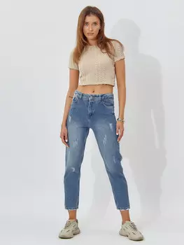 Джинсы зауженные