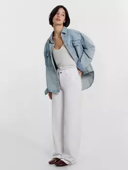 Джинсы женские белые